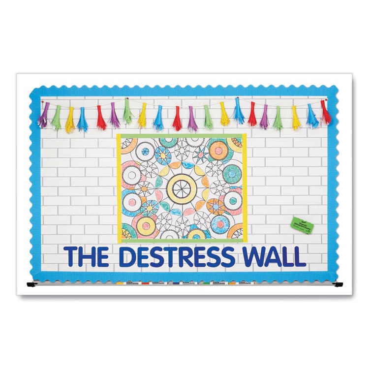 PACON CORPORATION Fadeless Paper Roll, 50 lb Bond Weight, 48 x 50 ft, White Subway Tile (PAC57505) thumbnail 4