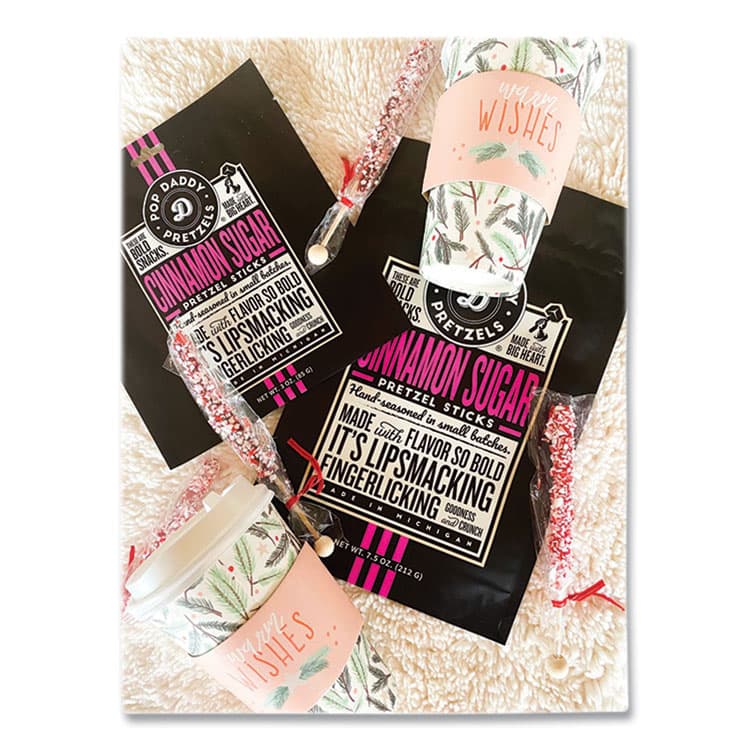 POP DADDY SNACKS Cinnamon Sugar Pretzel Sticks, 3 oz Bag, 15/Carton (POY00583) thumbnail 3