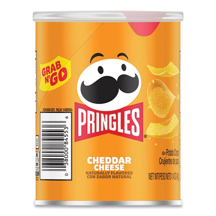 KELLOGG'S Grab and Go Cheddar Cheese Crisps, 1.4 oz Can, 12 Carton (PRG84556) thumbnail 3