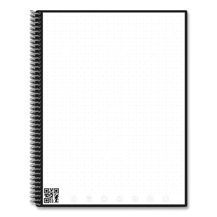 ROCKETBOOK Core Smart Notebook, Dotted Rule (4 sq/in), Red Cover, (16) 11 x 8.5 Sheets (RKBEVRLKCBG) thumbnail 3