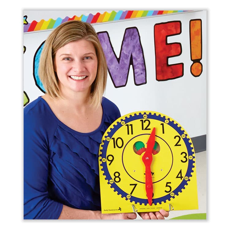 CARSON-DELLOSA EDUCATION Large Judy Clock, Grades K to 4 (CDP0768223199) thumbnail 4