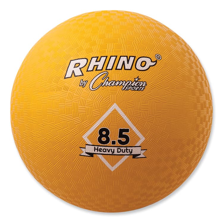 CHAMPION SPORT Heavy Duty Playground Ball, 8.5" Diameter, Yellow (CSIPG85HD) thumbnail 3