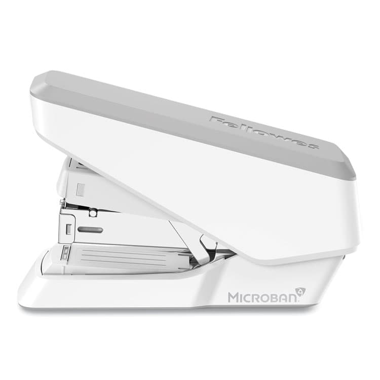 FELLOWES MFG. CO. LX860 EasyPress Half Strip Stapler with Antimicrobial Protection, 40 Sheet Capacity, Gray/White (FEL5014301) thumbnail 3