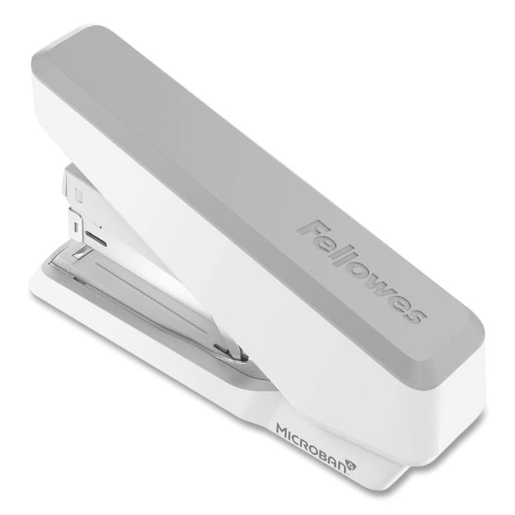 FELLOWES MFG. CO. LX870 EasyPress Stapler with Antimicrobial Protection, 40-Sheet Capacity, Gray/White (FEL5014501) thumbnail 3