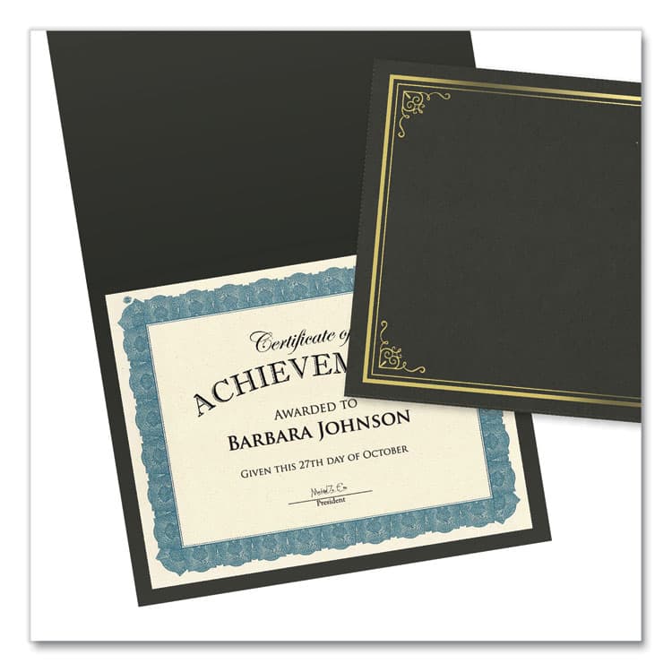 GEOGRAPHICS Award Certificates, 8.5 x 11, Natural with Blue Braided Border, 15/Pack (GEO49014) thumbnail 3