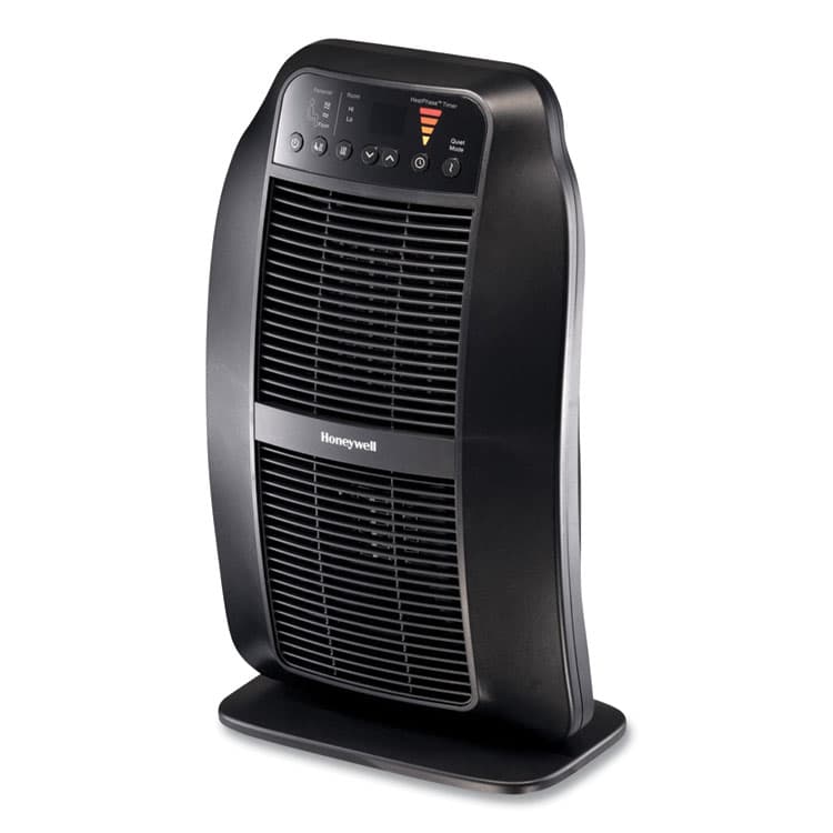 HONEYWELL ENVIRONMENTAL Heat Genius Ceramic Portable Heater, 1,575 W, 5.6 x 10.2 x 17.3, Black (HWLHCE840B)
