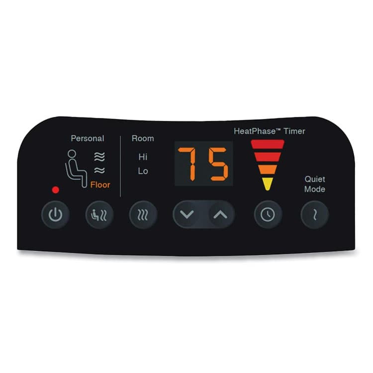 HONEYWELL ENVIRONMENTAL Heat Genius Ceramic Portable Heater, 1,575 W, 5.6 x 10.2 x 17.3, Black (HWLHCE840B) thumbnail 3