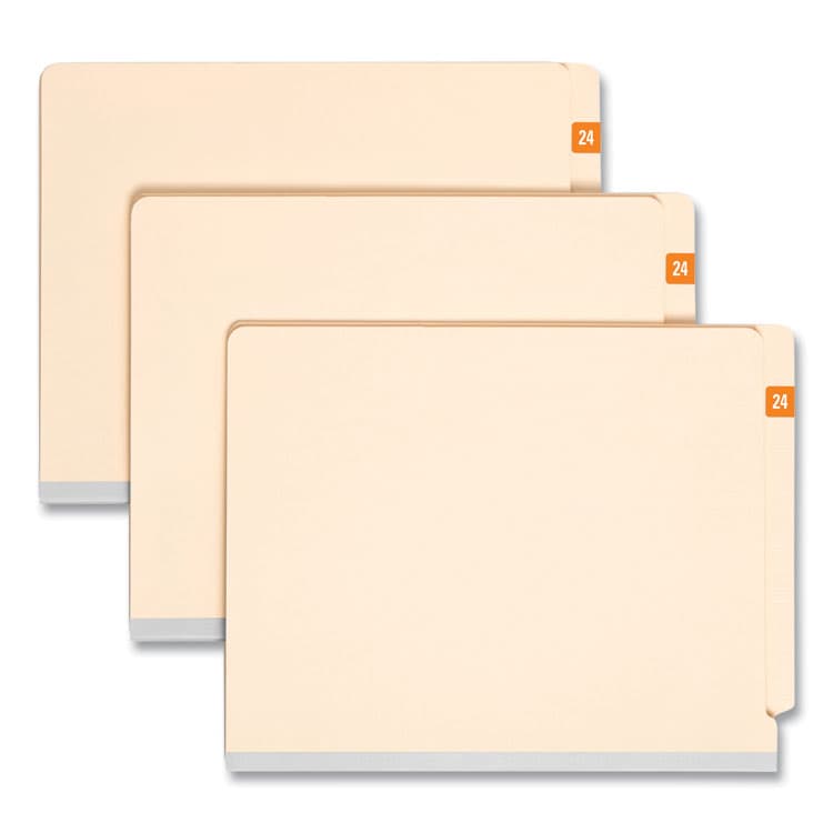 SMEAD MANUFACTURING CO. Yearly End Tab File Folder Labels, 24, 0.5 x 1, Orange, 25/Sheet, 10 Sheets/Pack (SMD67924) thumbnail 4