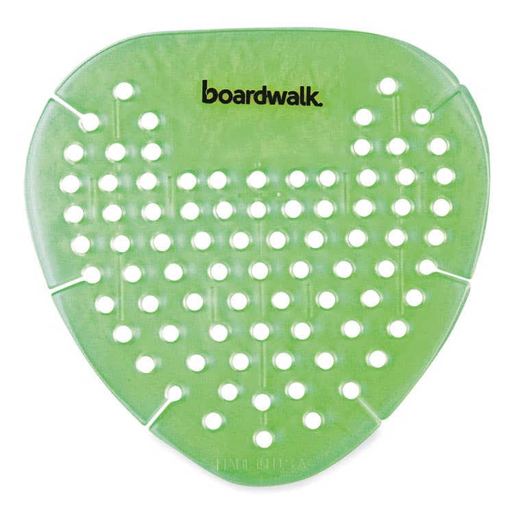BOARDWALK Gem Urinal Deodorizer Screen, Herbal Mint Scent, Green, 12/Box (BWKGEMHMI)