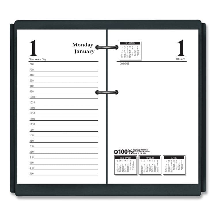 HOUSE OF DOOLITTLE Economy Daily Desk Calendar Refill, 3.5 x 6, White Sheets, 12-Month (Jan to Dec): 2026 (HOD4717)