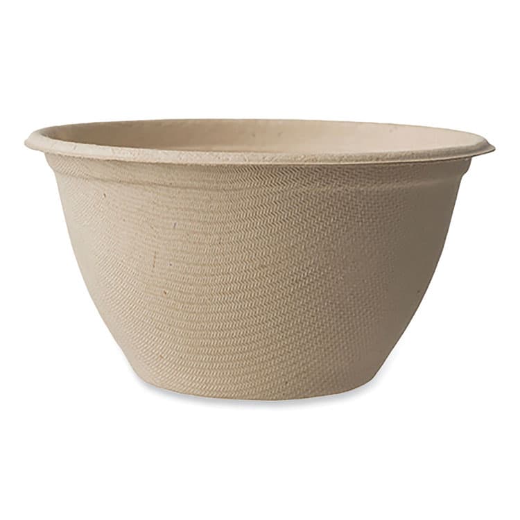 WORLD CENTRIC Fiber Bowls, 6 oz, 3.5 x 3.5 x 2, Natural, Paper, 1,000/Carton (WORBOSCU6LFP)