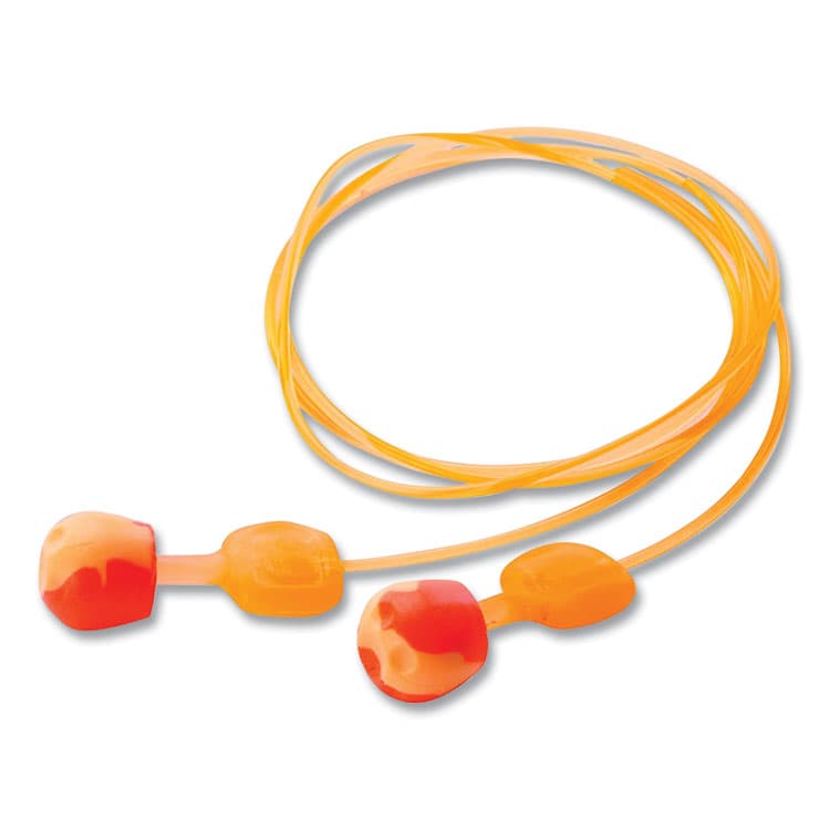 HONEYWELL ENVIRONMENTAL TrustFit Pod Corded Reusable Foam Earplugs, One Size Fits Most, 28 dB NRR, Orange, 1,000/Carton (HOWTRSTFITPOD30)