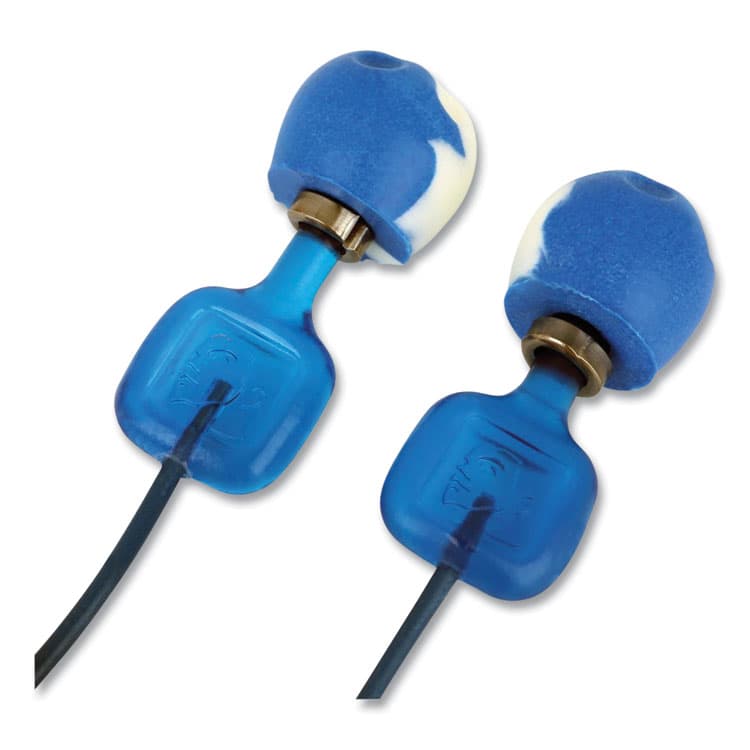 HONEYWELL ENVIRONMENTAL TrustFit Trak Detectable Reusable Corded Foam Earplugs, One Size Fits Most, 29 dB NRR, Blue, 1,000/Carton (HOWTFTPOD30) thumbnail 3