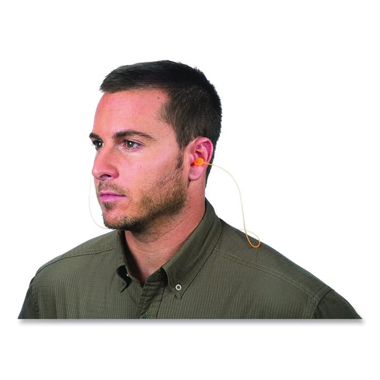 HONEYWELL ENVIRONMENTAL TrustFit Pod Corded Reusable Foam Earplugs, One Size Fits Most, 28 dB NRR, Orange, 1,000/Carton (HOWTRSTFITPOD30) thumbnail 3