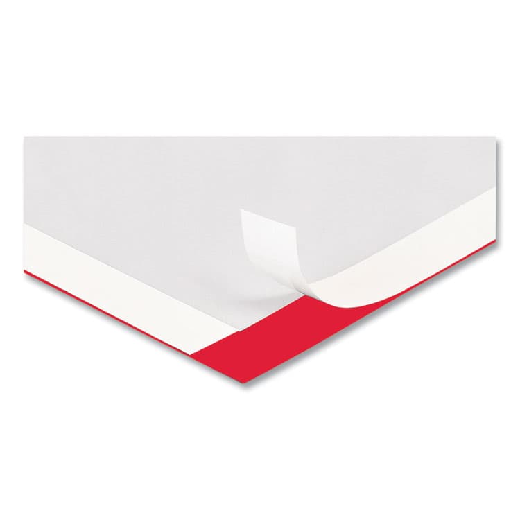 DEFLECTO CORPORATION Self Adhesive Sign Holders, 11 x 17 Insert, Clear with Red Border, 2/Pack (DEF68886R) thumbnail 2