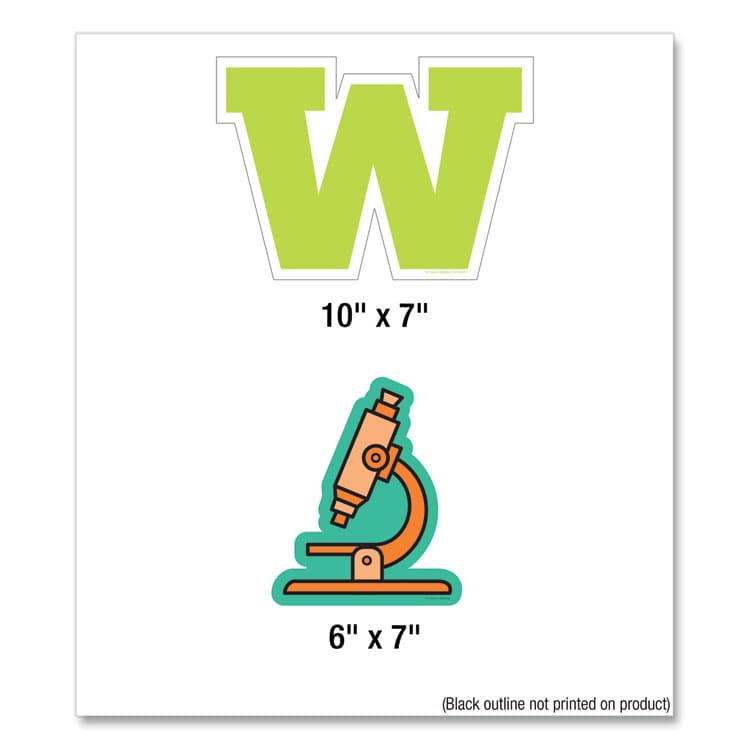 CARSON-DELLOSA EDUCATION Wall Signs for Core Subjects, Core Subjects, Assorted Sizes, Multicolor, 37/Set (CDP110570) thumbnail 2