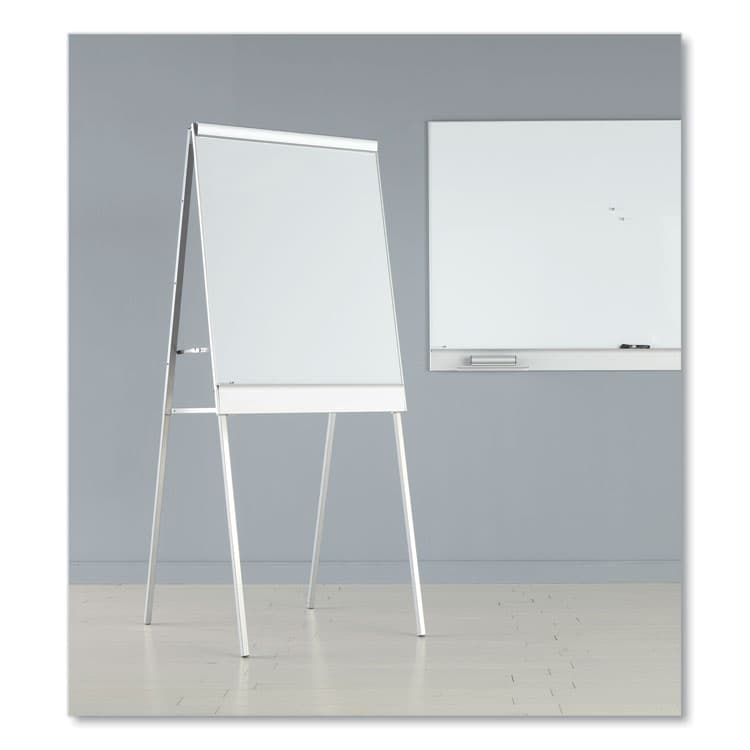 ICEBERG ENTERPRISES Polarity Height Adjustable Dry Erase Flipchart Easel, 30" x 38", White Surface, Silver Metal Frame (ICE30333) thumbnail 4