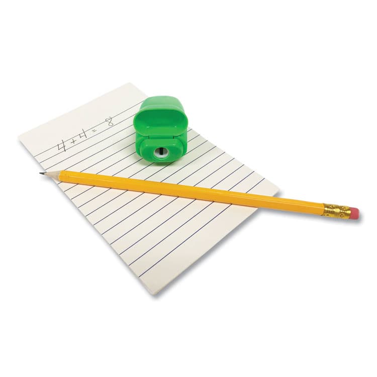 CHARLES LEONARD, One-Hole Pencil Sharpener/Eraser Combo, 1" x 0.75", Randomly Assorted Colors (LEO80735) thumbnail 4