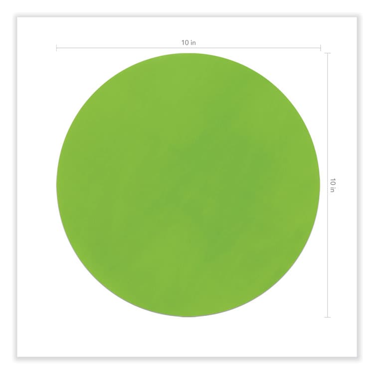 PACON CORPORATION Self Stick Dry Erase Circles, 10" x 10", Assorted Surface, 10/Pack (PAC9012) thumbnail 2