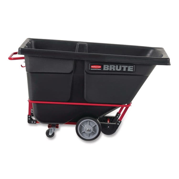 RUBBERMAID COMMERCIAL PROD. 0.5 cu yd BRUTE Rotomolded Tilt Truck, 1,400 lb Capacity, Black (RCP1306BLA)
