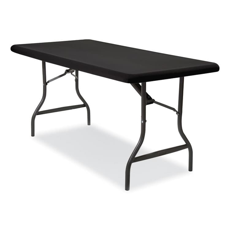 ICEBERG ENTERPRISES iGear Fabric Table Top Cap Cover, Polyester/Spandex, 30" x 96", Black (ICE16631) thumbnail 2