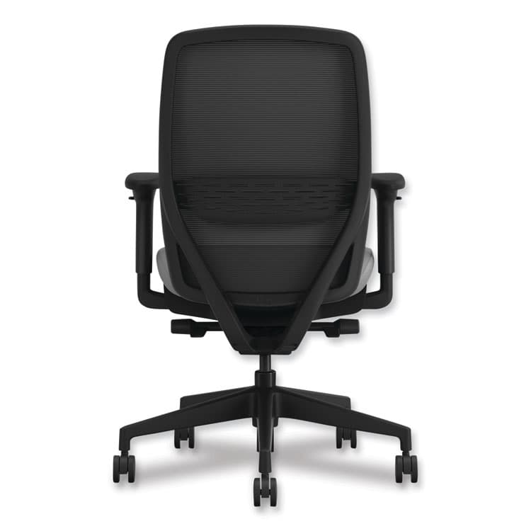 HON COMPANY Nucleus Series Recharge Task Chair, 16.63 to 21.13 Seat Height, Frost Seat, Black Back, Black Base (HONNR12SAMC22BT) thumbnail 3