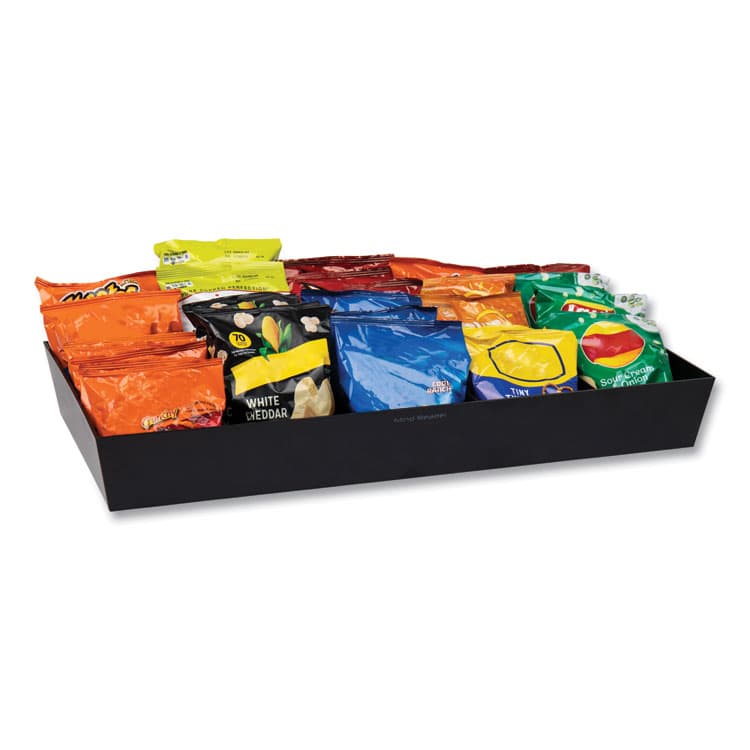 EMS MIND READER LLC Anchor Collection 5-Compartment Snack Organizer, 12 x 24 x 3.25, Black (EMSSNACKORGTBLK) thumbnail 2