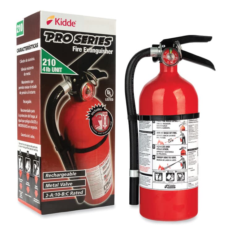 KIDDE Pro 210 Fire Extinguisher, 2-A:10-B:C (KID21033044) thumbnail 3