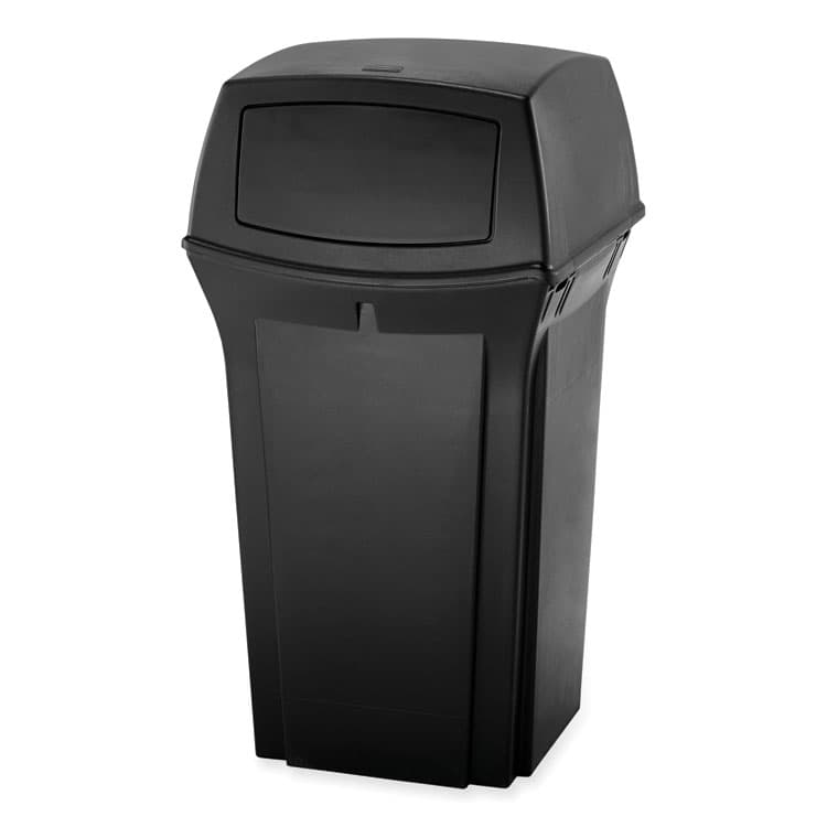 RUBBERMAID COMMERCIAL PROD. Ranger Fire-Safe Container, 45 gal, Structural Foam, Black (RCP917188BLA)