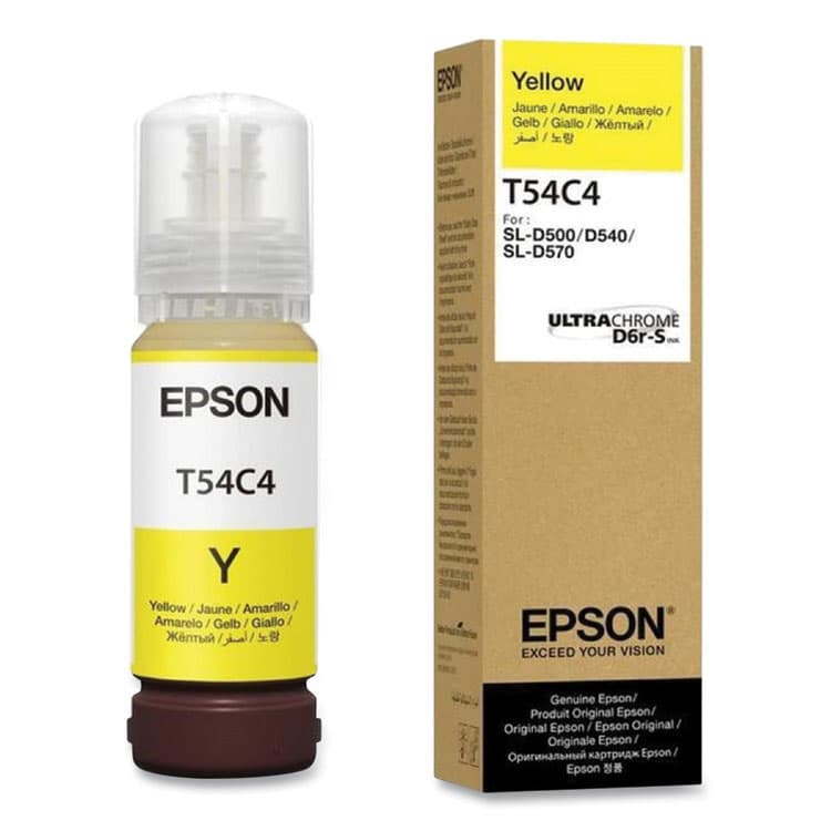 EPSON AMERICA, . T54C420 (T54C) UltraChrome Ink, 70 mL, Yellow (EPST54C420)