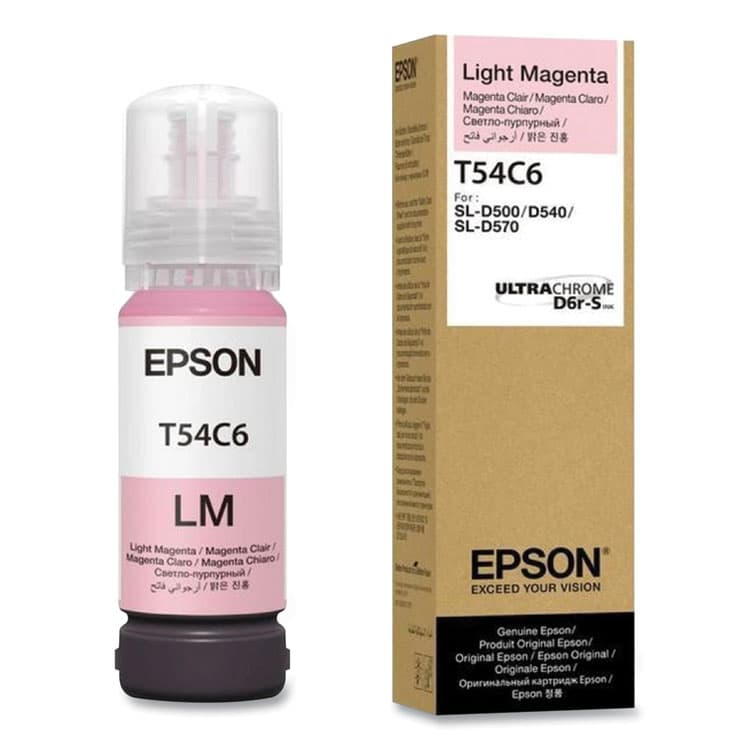 EPSON AMERICA, . T54C620 (T54C) UltraChrome Ink, 70 mL, Light Magenta (EPST54C620)