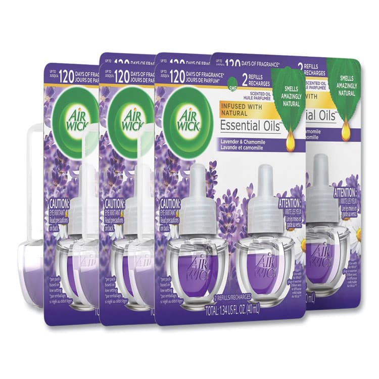 RECKITT BENCKISER Scented Oil Refill, Lavender and Chamomile, 0.67 oz, 2/Pack (RAC78473PK) thumbnail 2