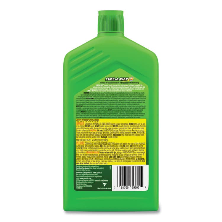RECKITT BENCKISER Lime, Calcium and Rust Remover, 28 oz Bottle, 6/Carton (RAC87000CT) thumbnail 4