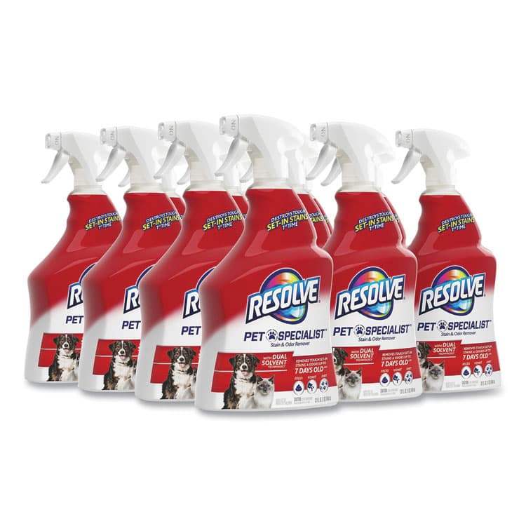 RECKITT BENCKISER Pet Specialist Stain and Odor Remover, Citrus, 32 oz Trigger Spray Bottle, 12/Carton (RAC99850CT)