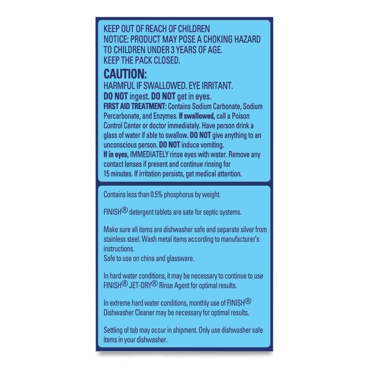 RECKITT BENCKISER Powerball Dishwasher Tabs, Fresh Scent, 94/Box (RAC97330) thumbnail 4