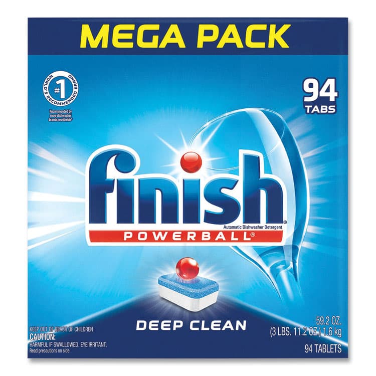 RECKITT BENCKISER Powerball Dishwasher Tabs, Fresh Scent, 94/Box (RAC97330)