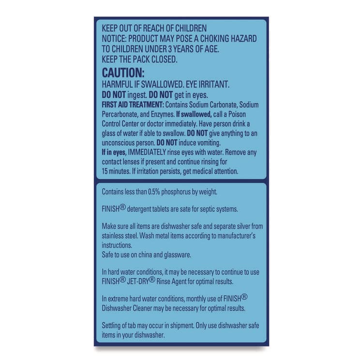 RECKITT BENCKISER Powerball Dishwasher Tabs, Fresh Scent, 94/Box, 4 Boxes/Carton (RAC97330CT) thumbnail 4