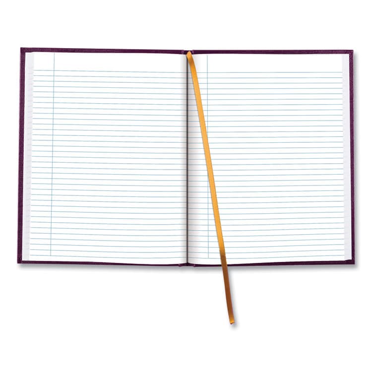 REDIFORM OFFICE PRODUCTS Executive Notebook with Ribbon Bookmark, 1-Subject, Medium/College Rule, Grape Cover, (75) 10.75 x 8.5 Sheets (REDA1095) thumbnail 2