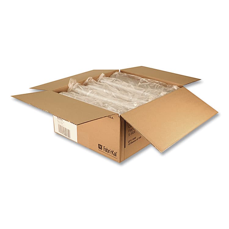 FABRI-KAL Greenware Cold Drink Lids, X-Slot, Fits 12 oz to 20 oz Cold Cups, Plastic, Clear, 1,000/Carton (FABLKC1220FX) thumbnail 3