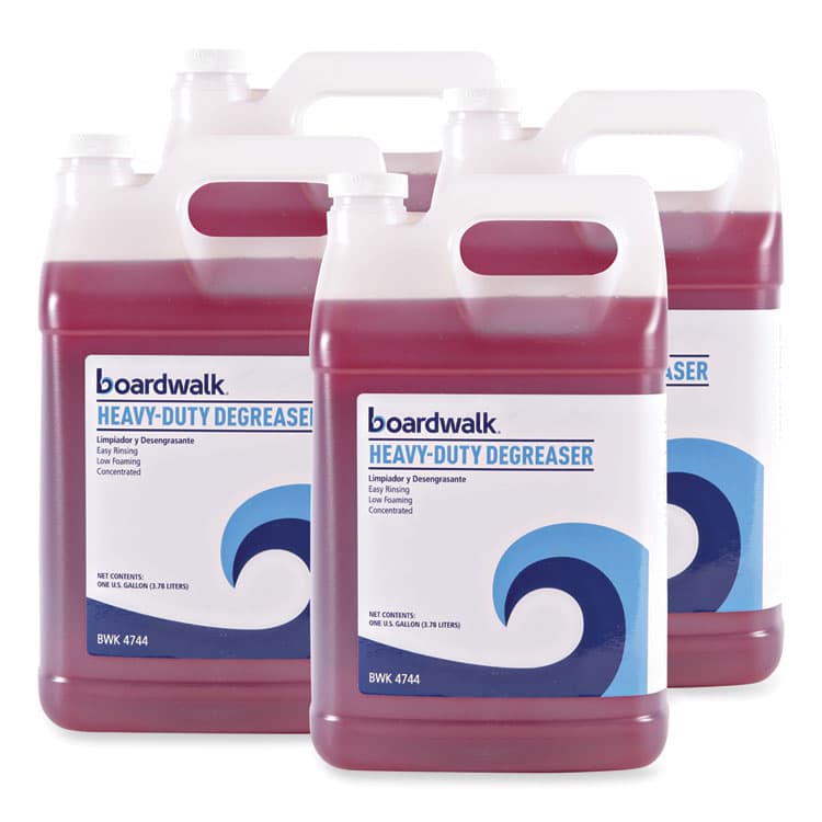 BOARDWALK Heavy-Duty Degreaser, 1 Gallon Bottle, 4/Carton (BWK4744)