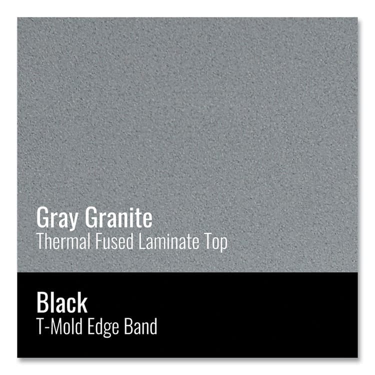 CORRELL, . Adjustable Activity Tables, Kidney Shaped, 72" x 48" x 19" to 29", Gray Top, Black Legs, 4/Pallet (CRL4872TF1595K4) thumbnail 4