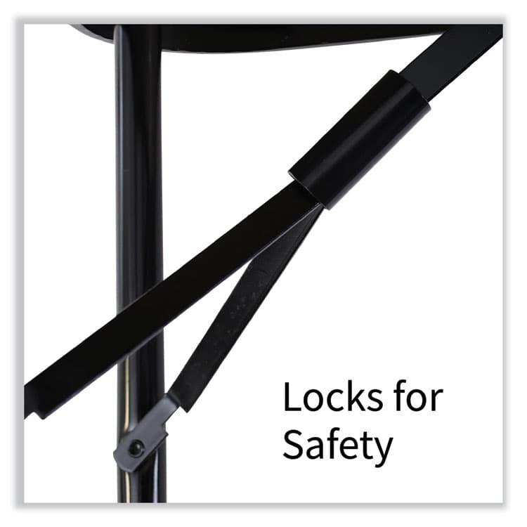 CORRELL, . Adjustable Folding Tables, Rectangular, 72" x 30" x 22" to 32", Red Top, Black Base, 4/Pallet (CRLRA3072254P) thumbnail 2