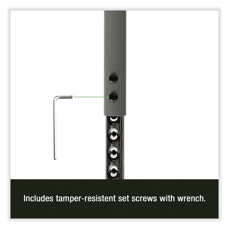 CORRELL, . Adjustable Activity Tables, Square, 48" x 48" x 19" to 29", Gray Top, Silver Legs, 4/Pallet (CRL4848TF15954P) thumbnail 4