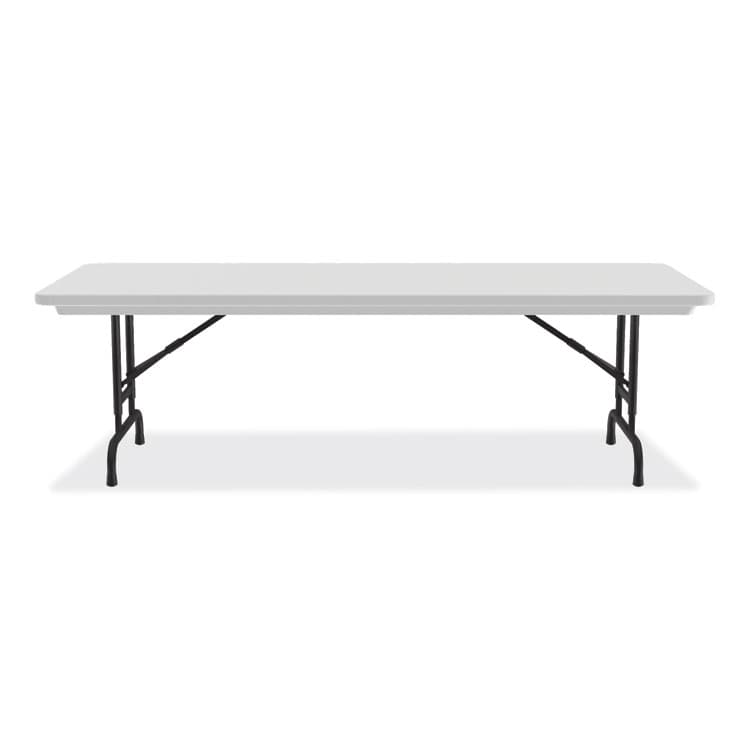 CORRELL, . Adjustable Folding Tables, Rectangular, 60" x 30" x 22" to 32", Gray Granite Top, Black Legs, 4/Pallet (CRLRA3060234P) thumbnail 3