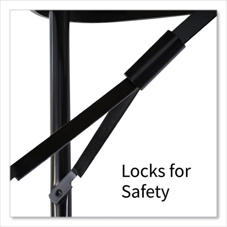 CORRELL, . Adjustable Folding Tables, Rectangular, 60" x 30" x 22" to 32", Yellow Top, Black Legs, 4/Pallet (CRLRA3060284P) thumbnail 3