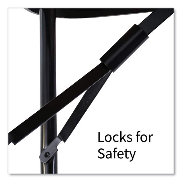 CORRELL, . Adjustable Folding Tables, Rectangular, 72" x 30" x 22" to 32", Gray Granite Top, Black Legs, 4/Pallet (CRLRA3072234P) thumbnail 3