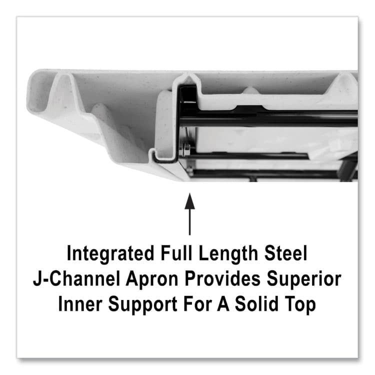 CORRELL, . Adjustable Folding Table, Rectangular, 48" x 24" x 22" to 32", Red Top, Black Legs, 4/Pallet (CRLRA2448254P) thumbnail 3