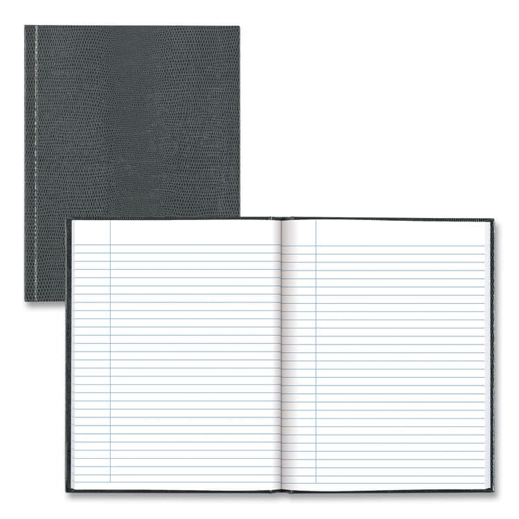 REDIFORM OFFICE PRODUCTS Executive Notebook, 1-Subject, Medium/College Rule, Cool Gray Cover, (72) 9.25 x 7.25 Sheets (REDA7GRY)