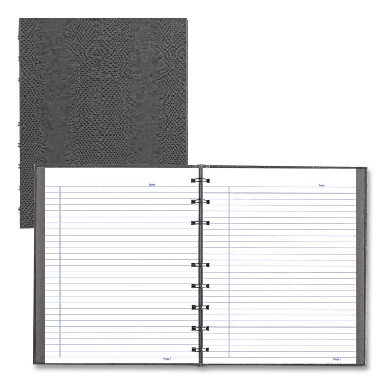 REDIFORM OFFICE PRODUCTS NotePro Notebook, 1-Subject, Medium/College Rule, Cool Gray Cover, (75) 9.25 x 7.25 Sheets (REDA7150GRY)