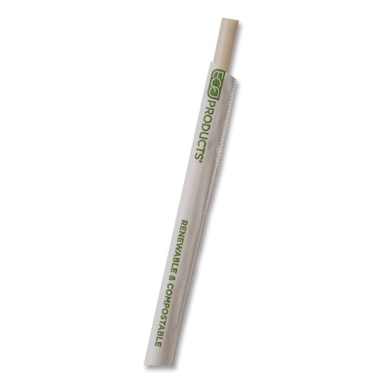 ECO-PRODUCTS,INC. Renewable and Compostable PHA Straws, 10.25", Natural White, 1,250/Carton (ECOEPSTPHA1025) thumbnail 2